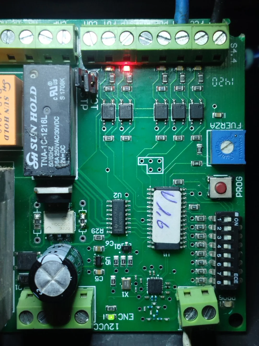 Archivo del taller: electrónica de control de un automatismo